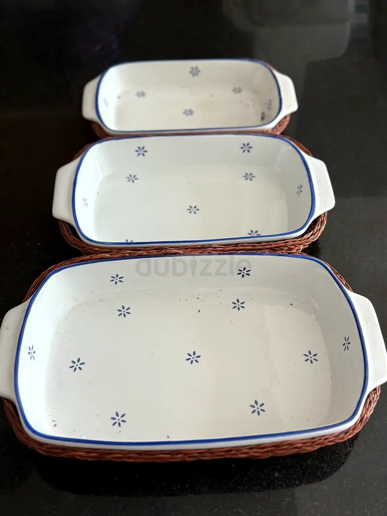 Stack of 3 baking dish for sale63215374594433112