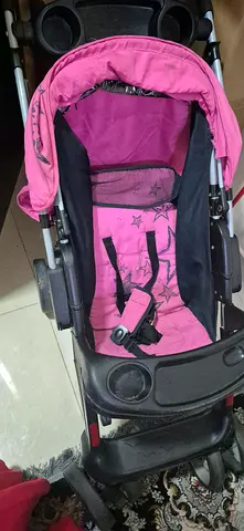 Stylish Pink Stroller for Your Little One
