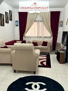 A fully furnished one-bedroom apartment in Al-Taawun for monthly rent with internet