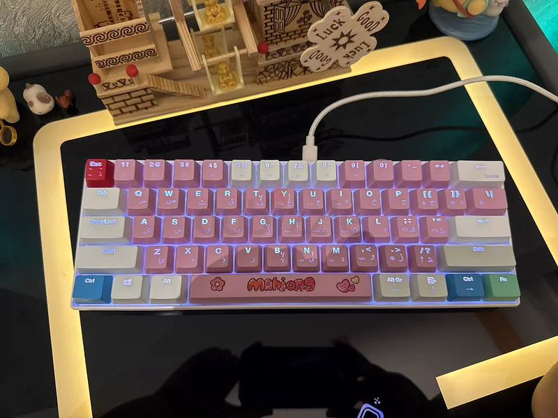 Gamertek Cotten candy keyboard63173865904259111