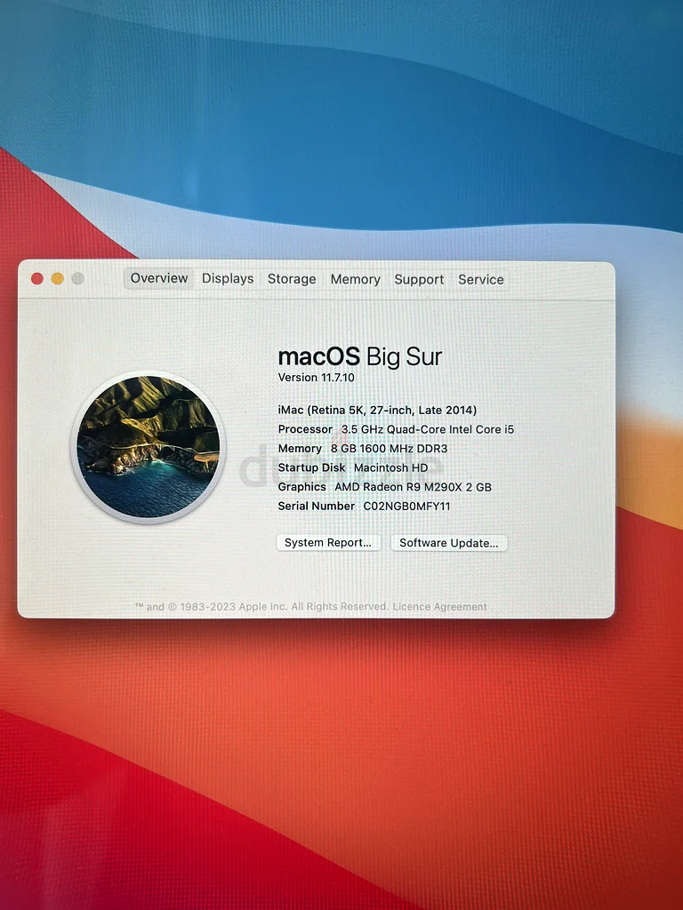 iMac 27 inch63254999321217111