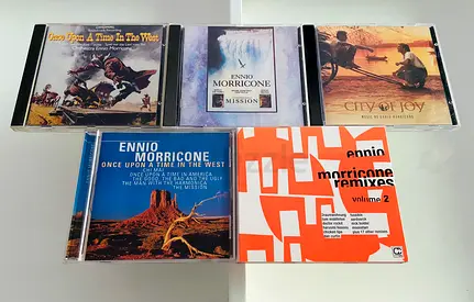 5 Ennio Morricone Music CD’s