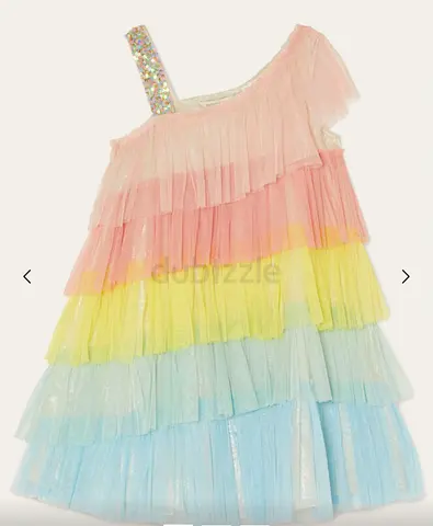 Charming Rainbow Tulle Dress for Kids