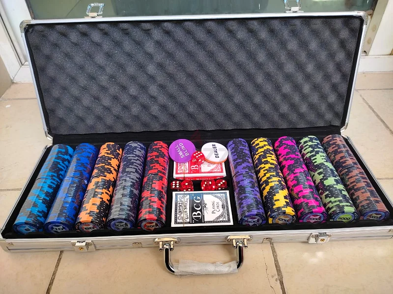 Ceramic 500 pieces poker chips sets63244714271873114