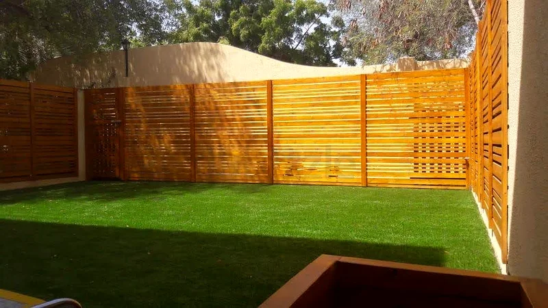 Stylish wooden fences and pergola-outdoor63220321539587112