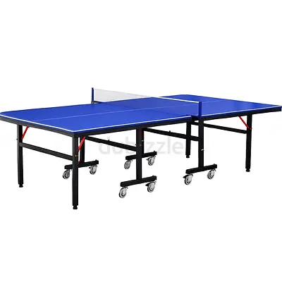 Indoor Ping Pong Table Tennis  Professional Foldable  2 Rackets 3 Balls Quick Clamp Net.