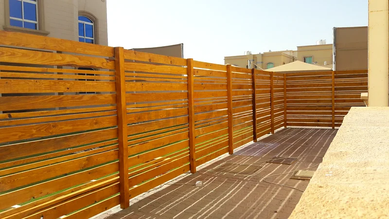 Stylish wooden fences and pergola-outdoor63220321539587114