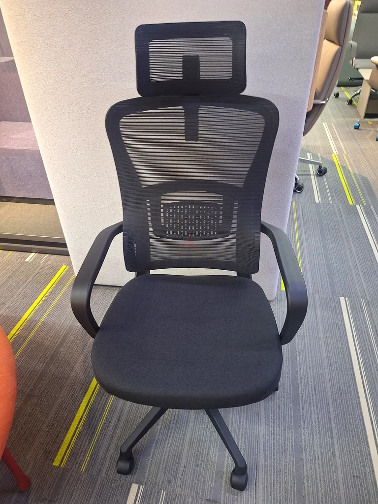 Office mesh chairs with lumber and headrest/ 1 year warrenty63180360593409112