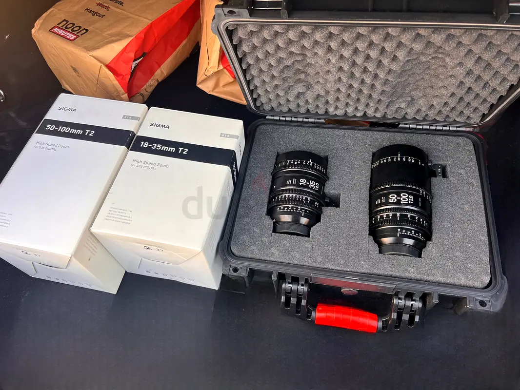 Sigma Cine Lens Kit | 18-35mm  50-100mm T2