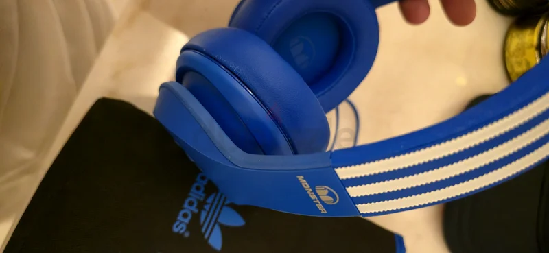 Monster Adidas Originals Over Ear Headphones- blue63260747816577111