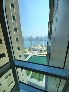 For Sale Apartment with Partial View of Khalid Lagoon in Al Dana Tower, Al Majaz 3