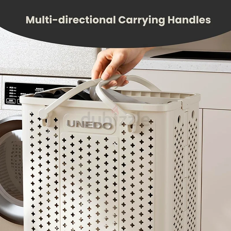 2238 - Narrow Laundry Basket with Wheels and Handle, 40L Slim Foldable Laundry Hamper for Apartment, Gym63182262786562112