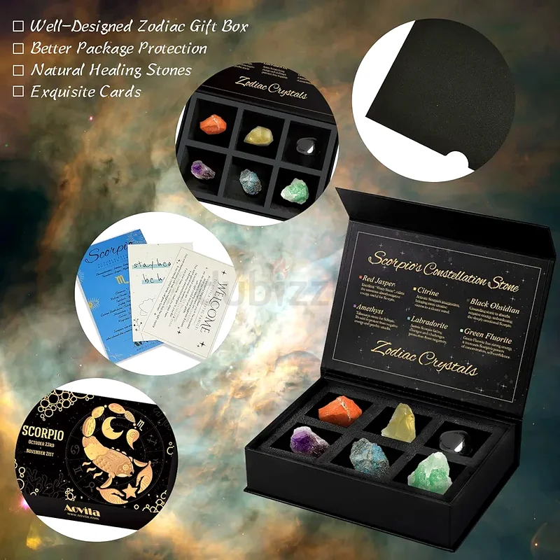 Scorpio Crystals Gift Set, Zodiac63225745364483113