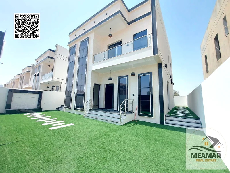 New villa for sale, prime location, including registration and ownership fees, with a large yard631867402405141127