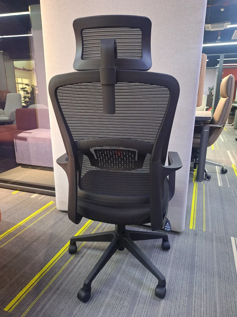 Office mesh chairs with lumber and headrest/ 1 year warrenty63180360593409113