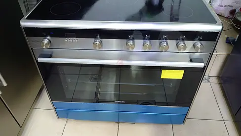 Siemens Hy738357M 90X60 cm Ceramic Cooker, Silver, FREE DELIVERY, INSTALLATION