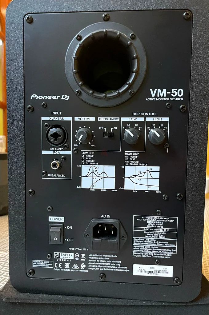 مُonitor Pioneer DJ VM-50 نشط - أسود63262413694083111