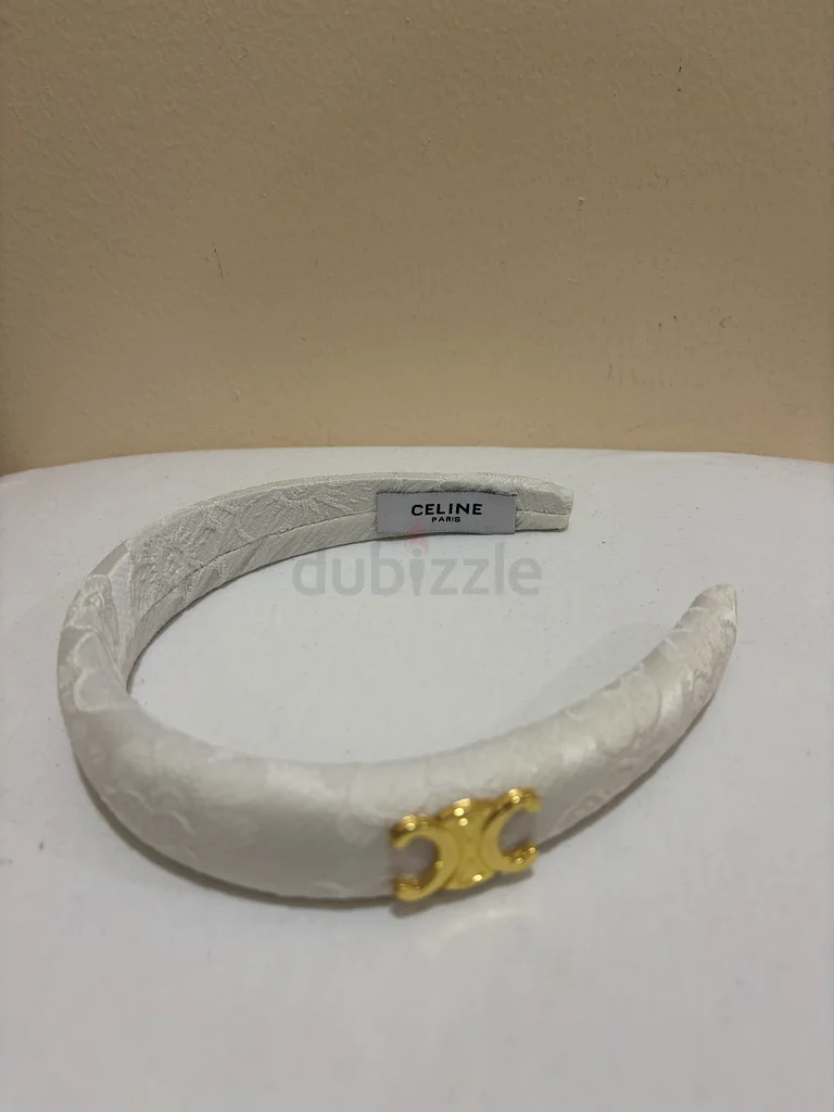 White Celine headband  .. elegant classy / by numberone bags63233128921987111
