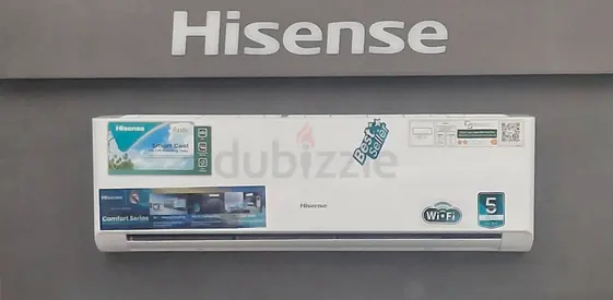 1.5ton split ac Hisense warranty 10 year brand new