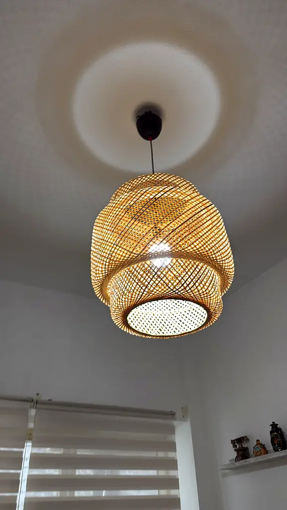 Elegant Rattan Bamboo Ceiling Light for Your Home