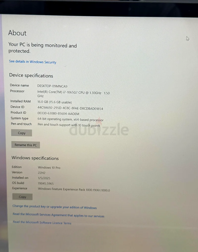 جهاز Surface Laptop 3، معالج Core i7 من الجيل العاشر، شاشة 15 بوصة بدقة 4K، 16 غيغابايت رام، 256 غيغابايت تخزين63264091016321113