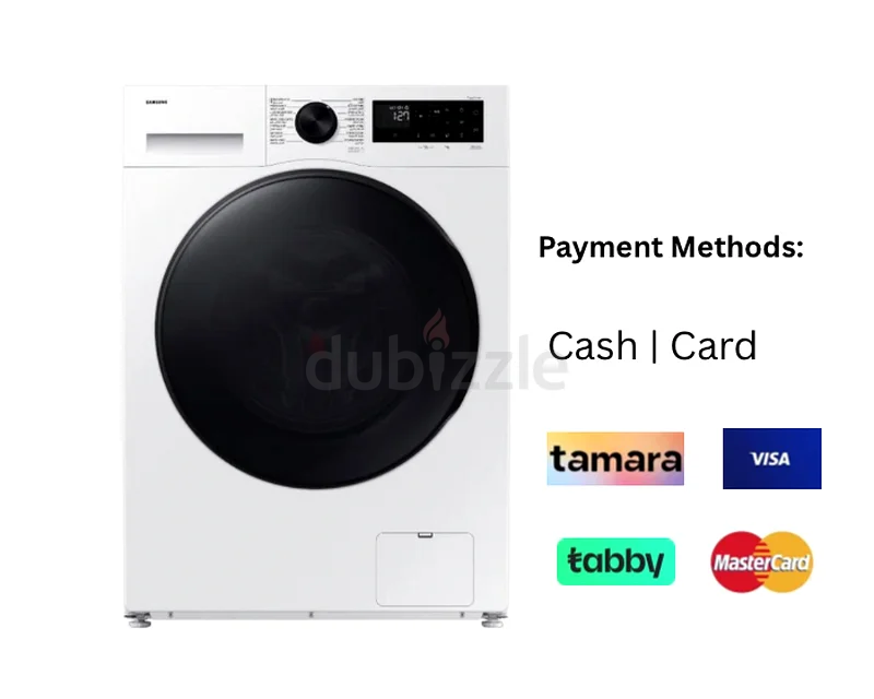 ماكينة غسيل سامسونج جديدة بالكامل 10.5/6 كجم، غسالة ومجففة بمحول كهربائي WD10DG5B15BEGU-R632655988317471119