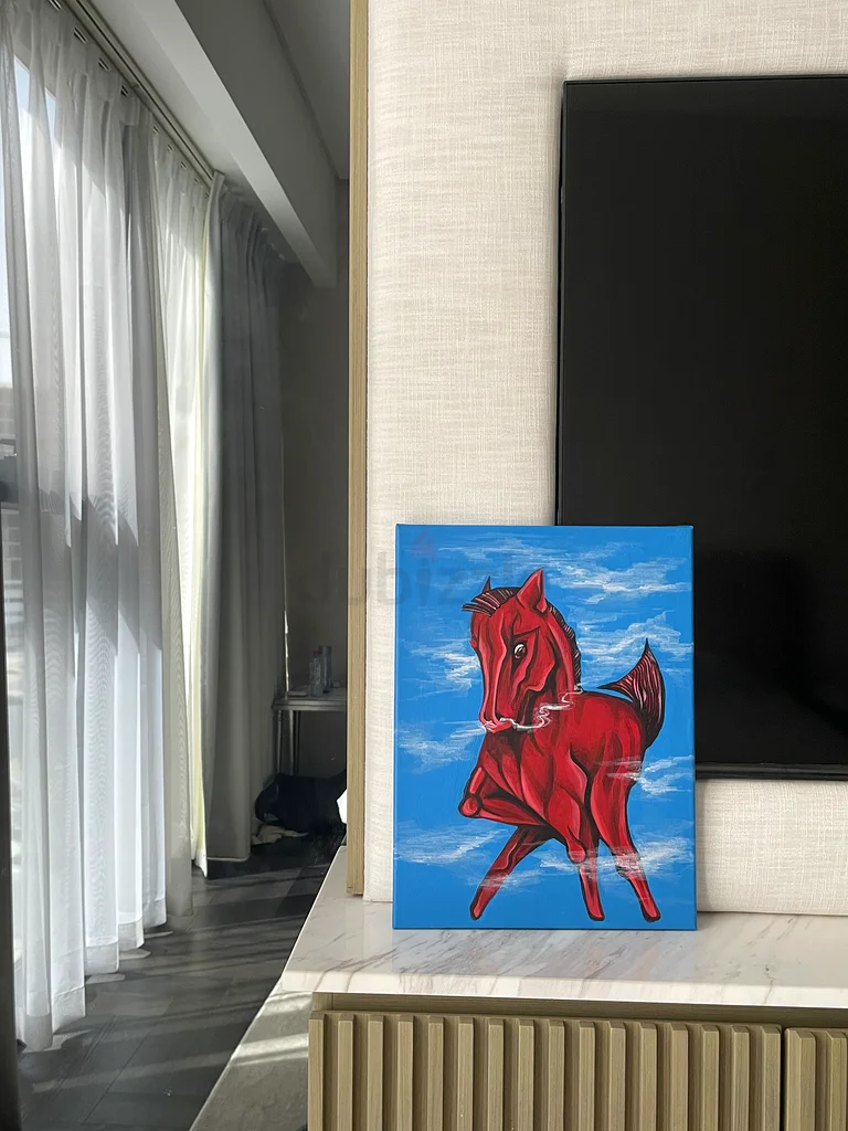 “The red horse” painting63177132443137112
