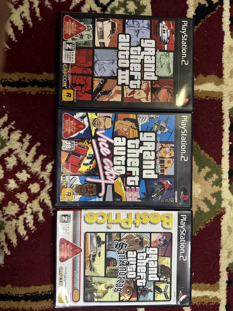 PS2 video games Japan, GTA63231197635587113