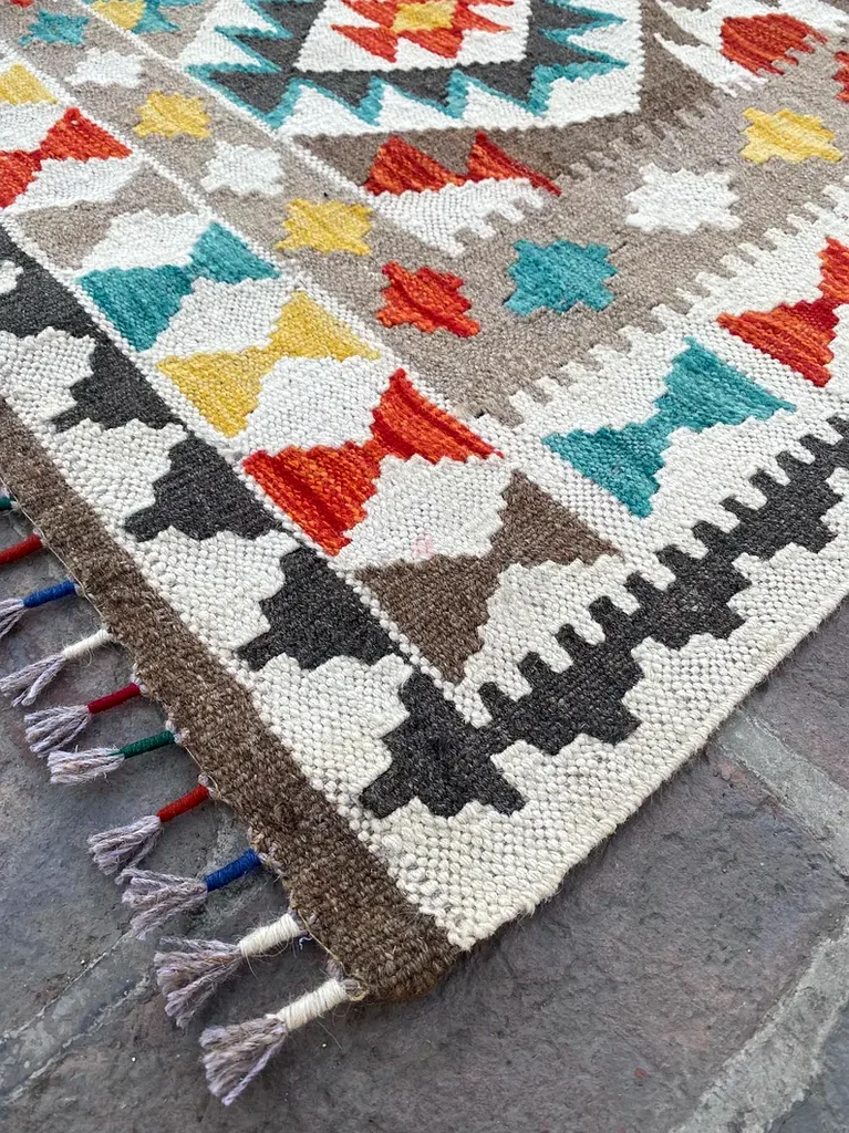 148 x 209 cm | new Handmade beautiful Turkmen Kilim Rug63209348173570113