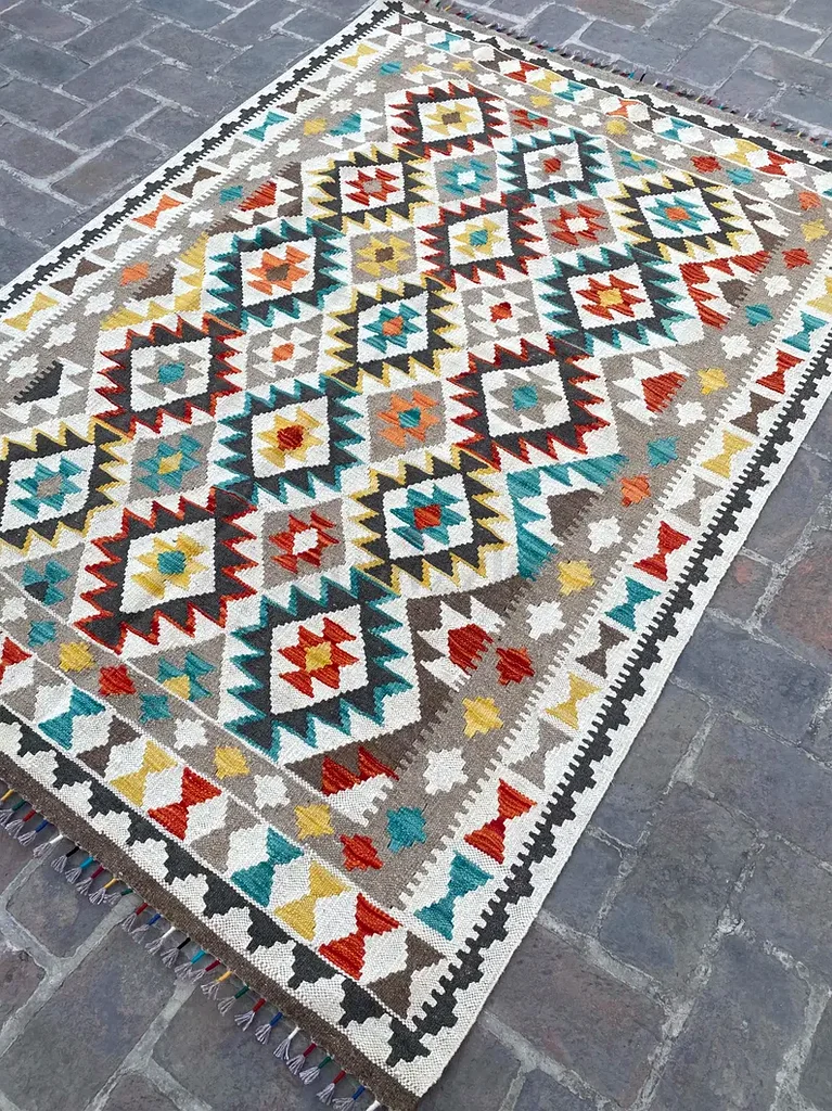 148 x 209 cm | new Handmade beautiful Turkmen Kilim Rug63209348173570114