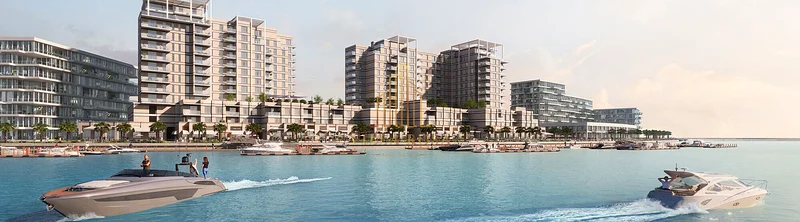 شقة في كريستال ريزيدنس، جزيرة مريم، العقاد، بإطلالة على البحر.63186220808961113