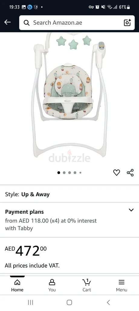 Comfortable Baby Swing for Sale!63204861034627111