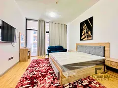 12 Cheques | Luxary Furnished Studio Highly Maintained | Prime Location