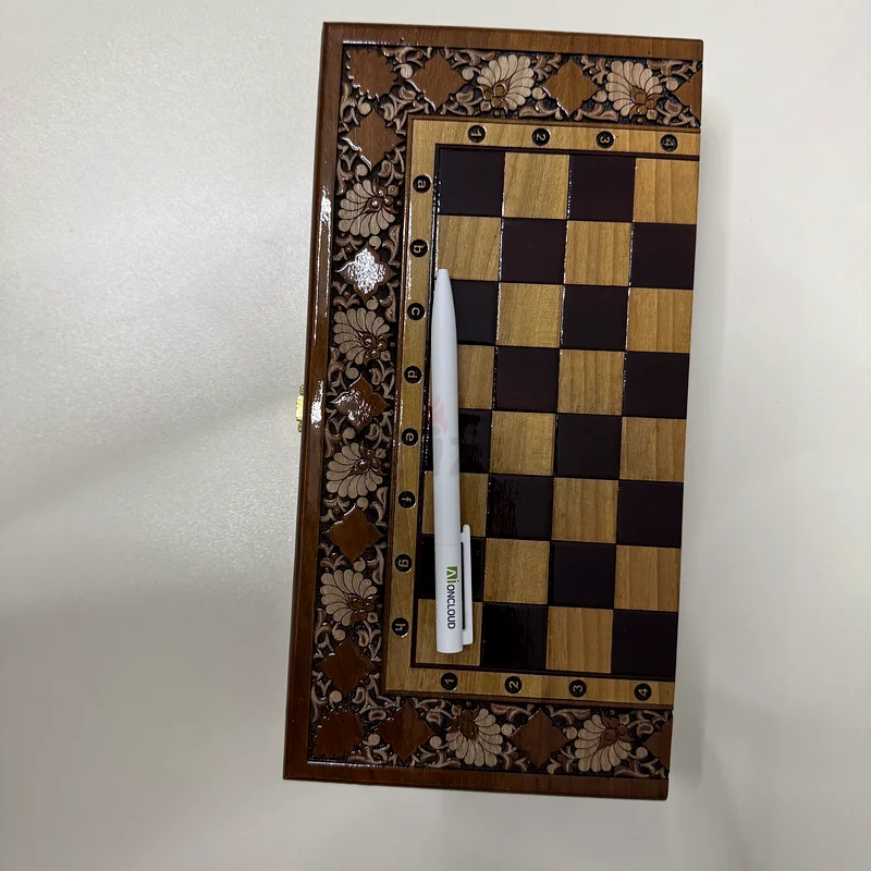 Handmade Wooden Chess Board from Uzbekistan – Elegant Artisan Craft63169938897923114