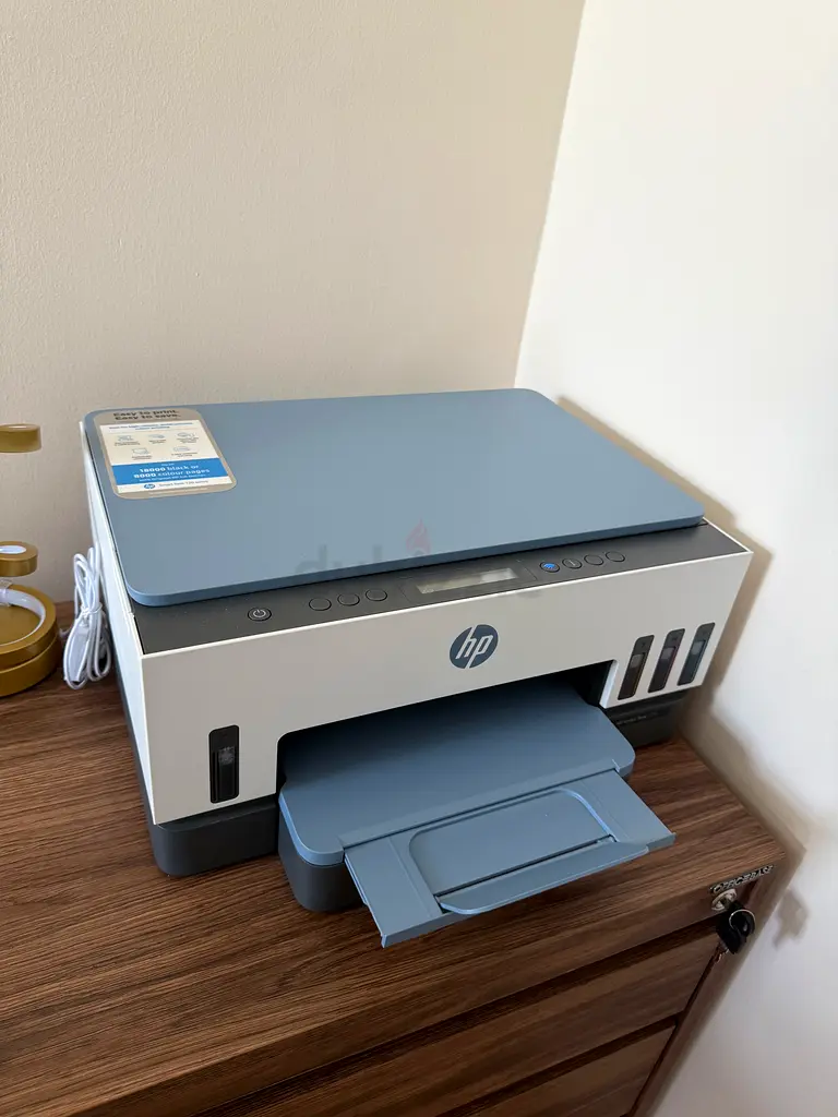 طابعة HP Smart Tank 720 لاسلكية + حبر إضافي + ورق صور مجاني – 600 درهم إماراتي