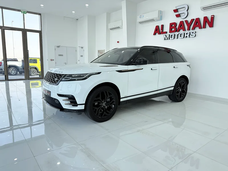 رينج روفر فيلار Range Rover Velar R Dynamic V4 اربع سلندر ابيض / بيج خليجي 201963159712118787111