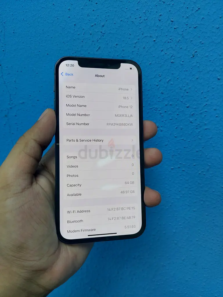 آيفون 12 بسعة 64 جيجابايت ويدعم شبكة 5G