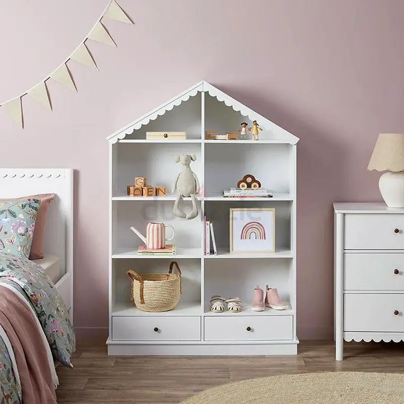 Wooden Doll House Bookcase