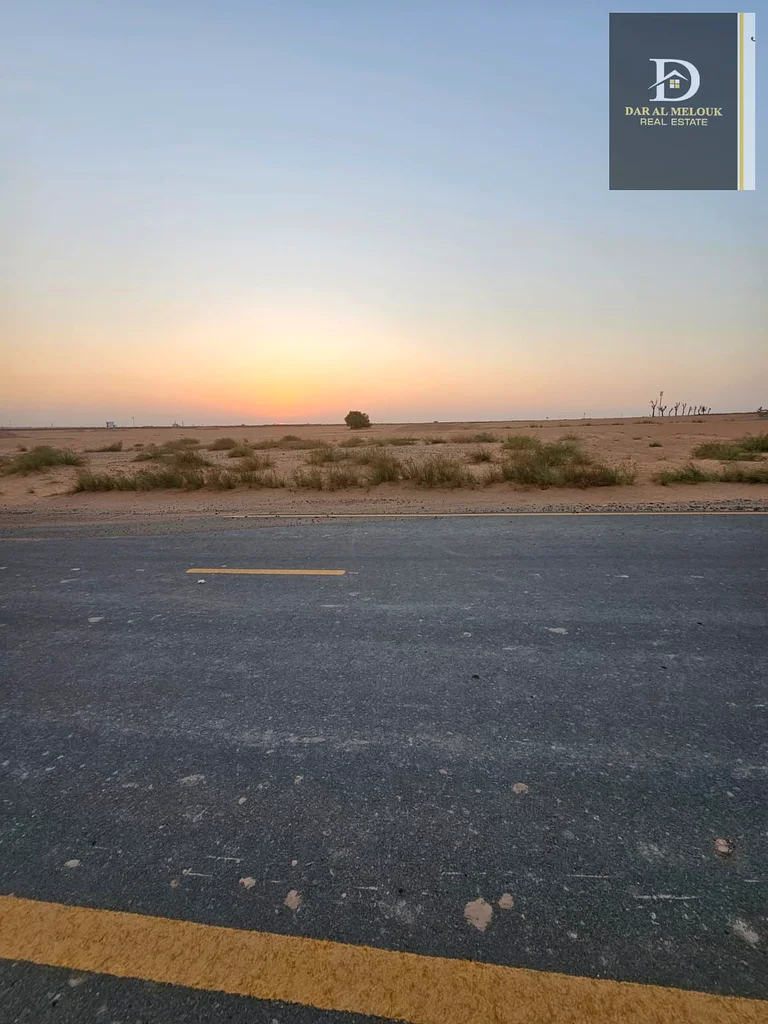 For sale in Sharjah  Rawdat Al Qurt area  Residential land  Corner on two streets63196616541955112