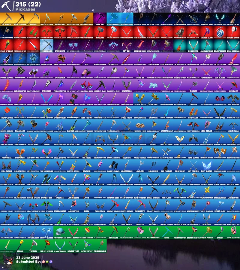 Stacked fortnite account + 312 Skins63228311415555114