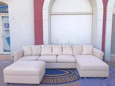 IKEA Gronlid L shape SOFA four Seater Beige