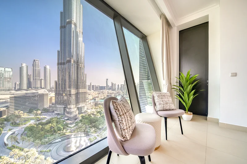 Exquisite 3BR + Maid | Designer Furnished | Full Burj Khalifa & Fountain Views63817592295171110