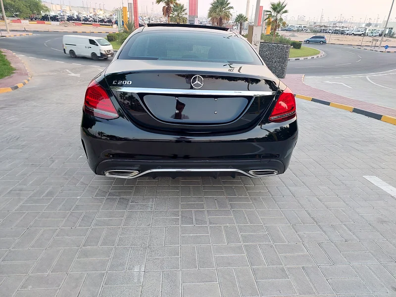 Mercedes C200 GCC Panorama top of range  مرسيدس خليجي كاملة بانوراما63145339910913114