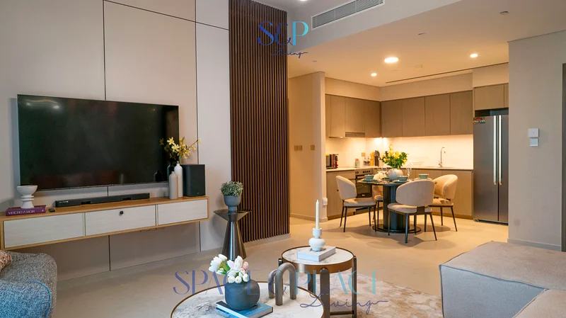 Brand New 2BR | Burj Khalifa Fountain View | High Floor | Next to Dubai Opera63834686587651113