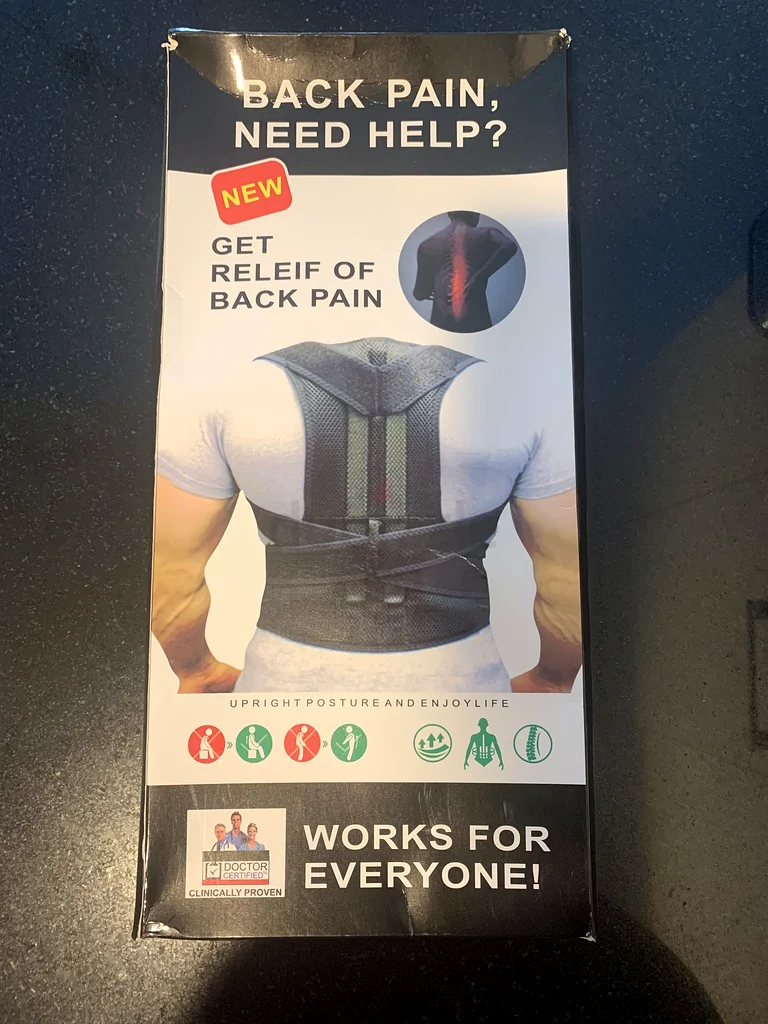 Back Pain Relief Brace (Large)  Brand New63246747093250110