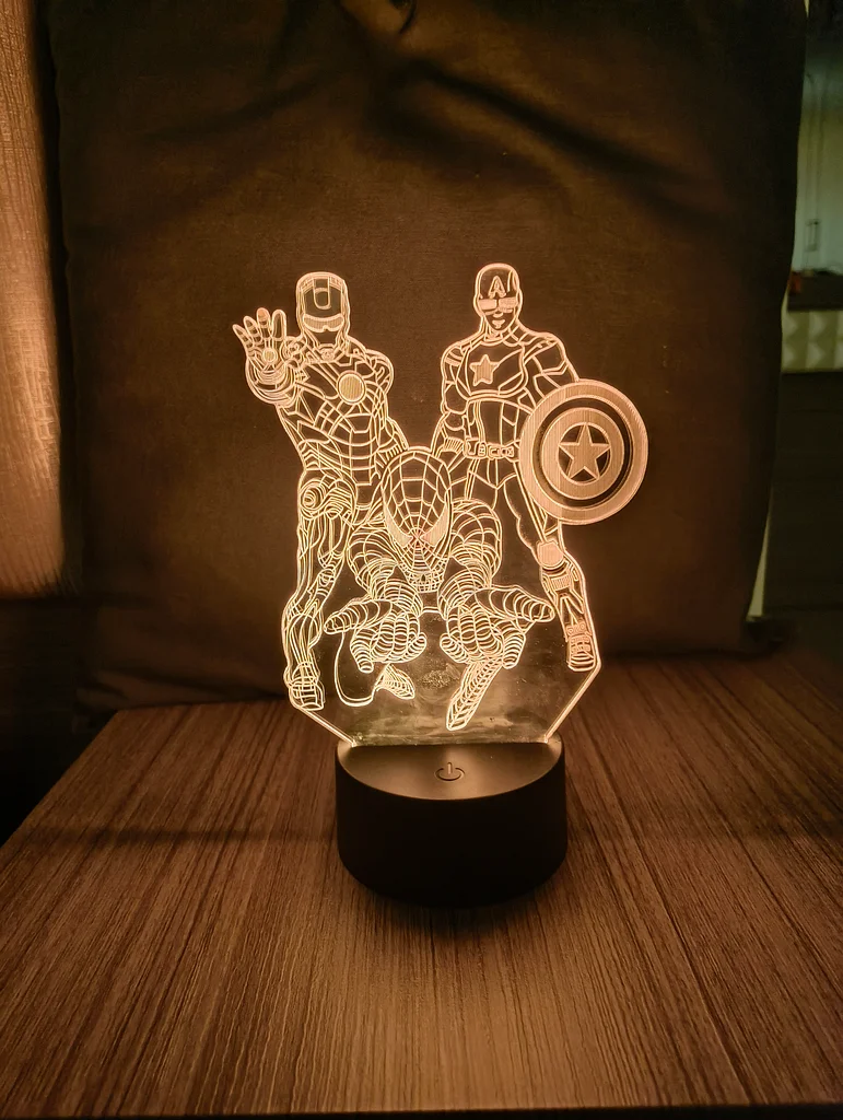 Avengers LED Night Light (Multi-color) for Kids63218808701698111