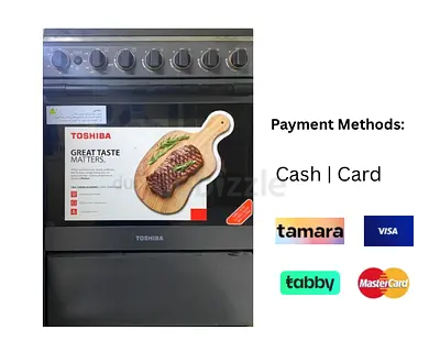 Brand New Toshiba 4 Burner 60x60 Heavy Duty Full Safety Cooking range