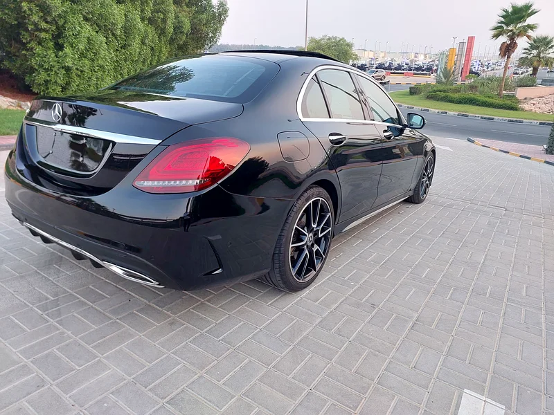 Mercedes C200 GCC Panorama top of range  مرسيدس خليجي كاملة بانوراما63145339910913113