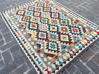 148 x 209 cm | new Handmade beautiful Turkmen Kilim Rug