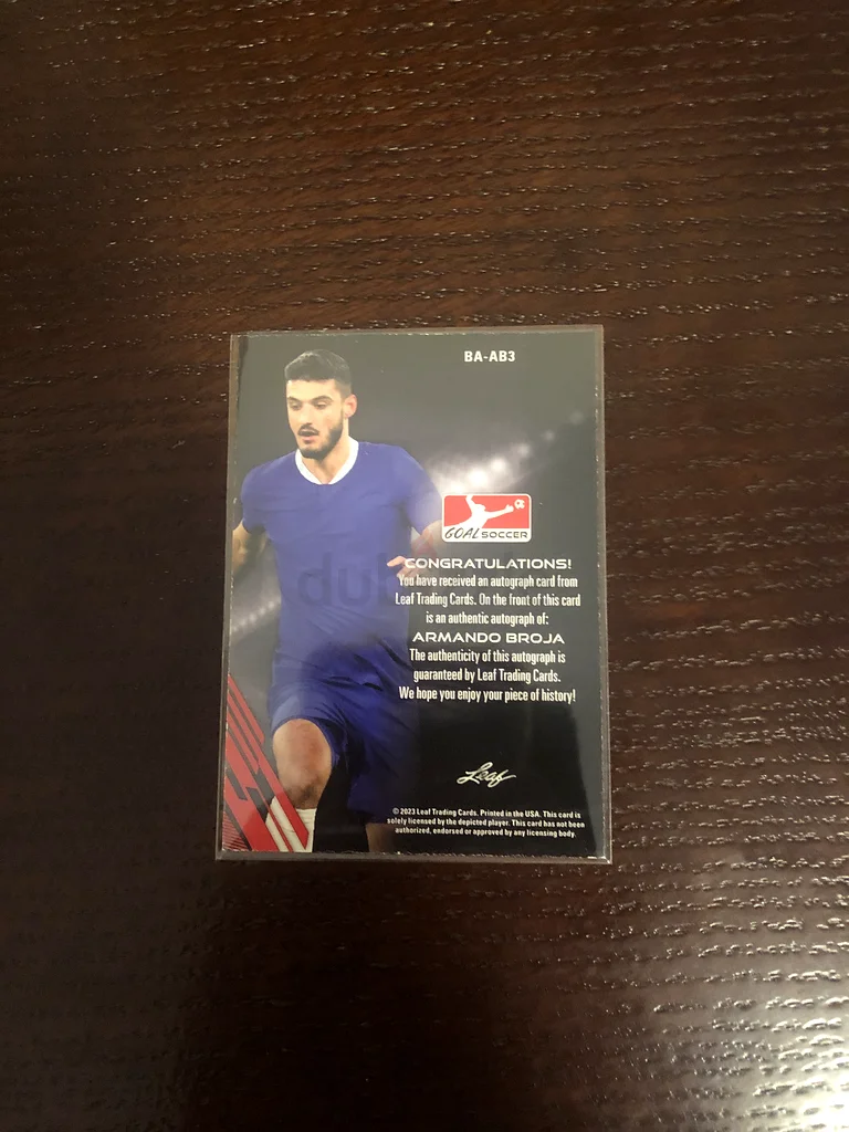 وقع أرماندو بروجا بطاقة ورقة63208861034243111